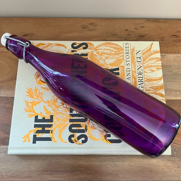 Purple Decorative Glass Jar Bottle - Picture 3 of 7